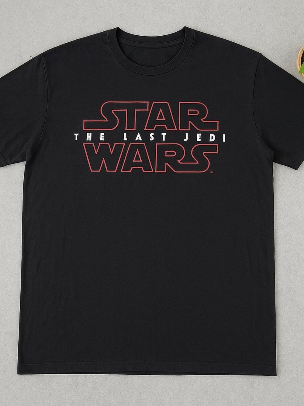 Star Wars The Last Jedi Graphic T-Shirt Black Classic Tee